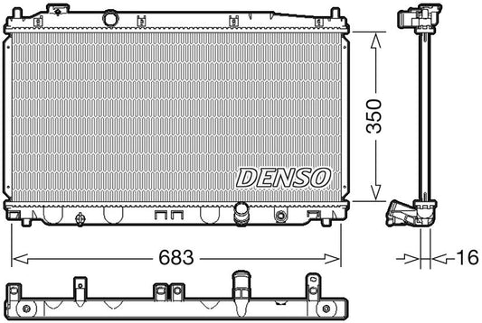 Denso Radiator DRM40035
