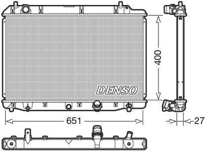 Denso Radiator DRM40036