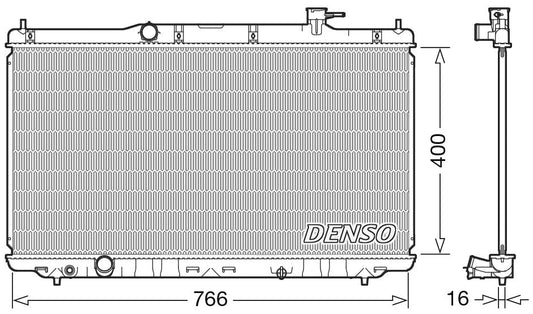 Denso Radiator DRM40038