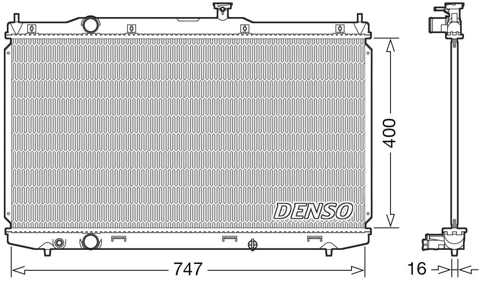 Denso Radiator DRM40039