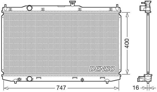 Denso Radiator DRM40039