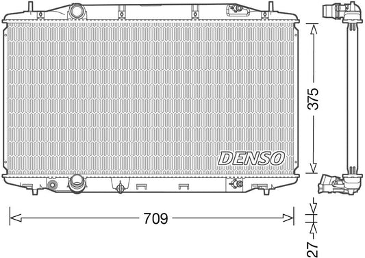 Denso Radiator DRM40041
