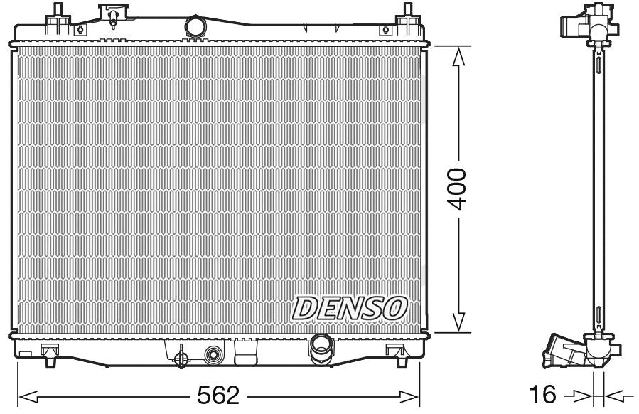 Denso Radiator DRM40047