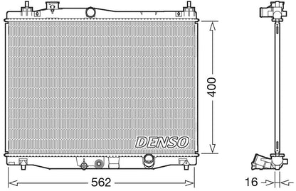 Denso Radiator DRM40047