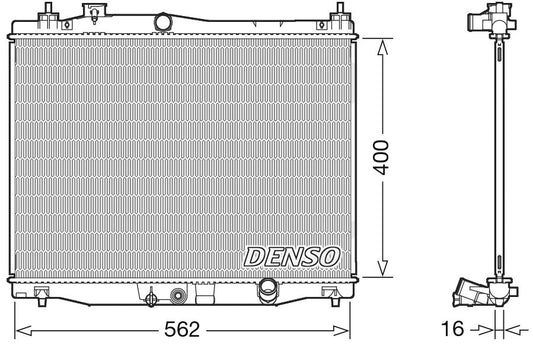 Denso Radiator DRM40047