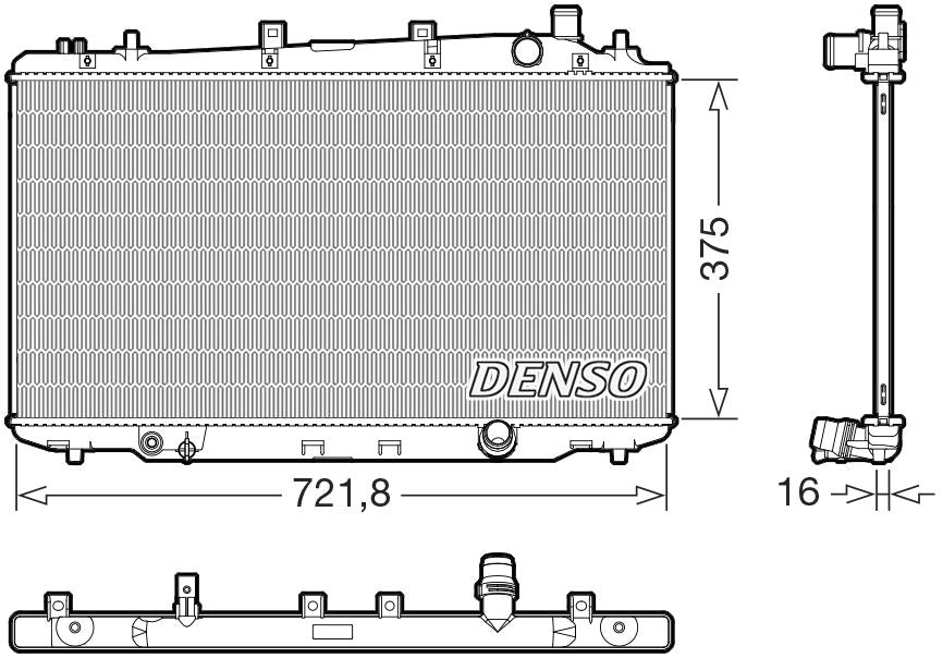 Denso Radiator DRM40056