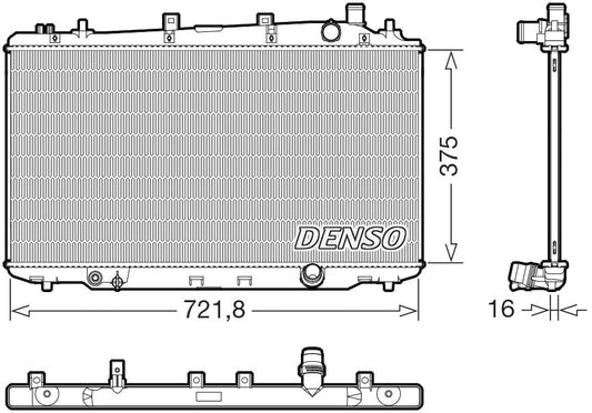 Denso Radiator DRM40056