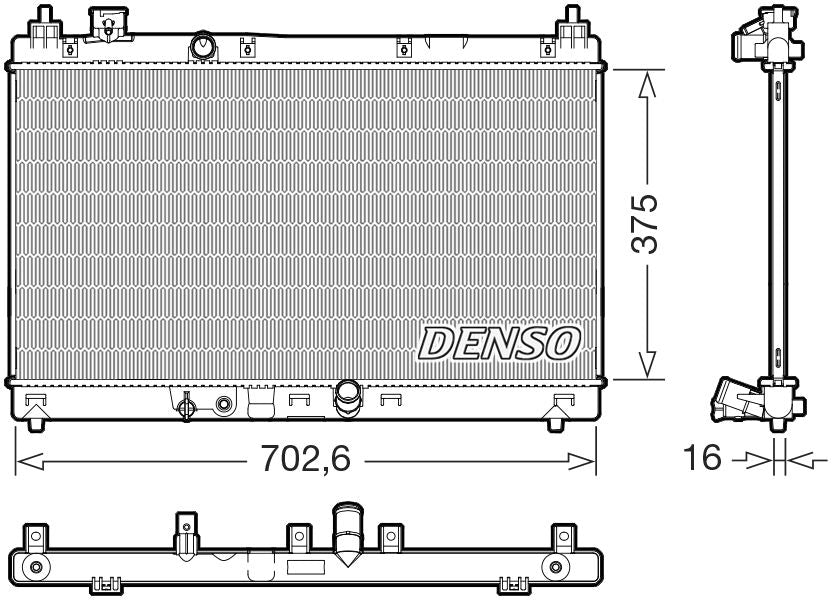 Denso Radiator DRM40057