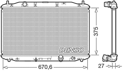 Denso Radiator DRM40106