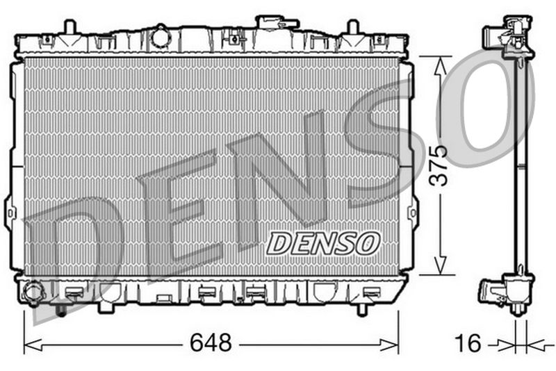 Denso Radiator DRM41001