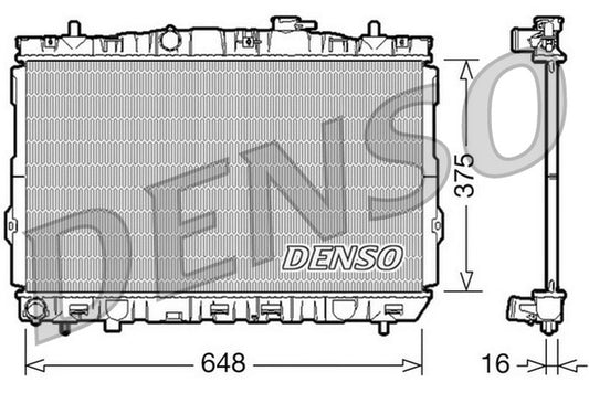 Denso Radiator DRM41001