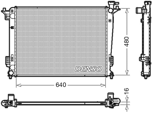 Denso Radiator DRM41003