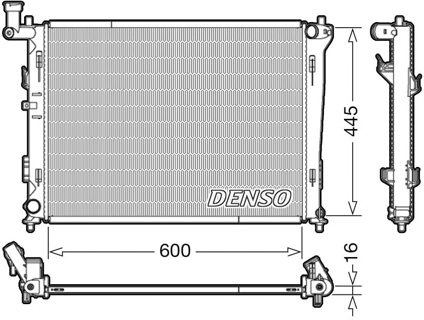 Denso Radiator DRM41004