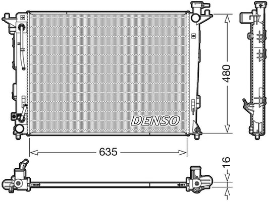 Denso Radiator DRM41005