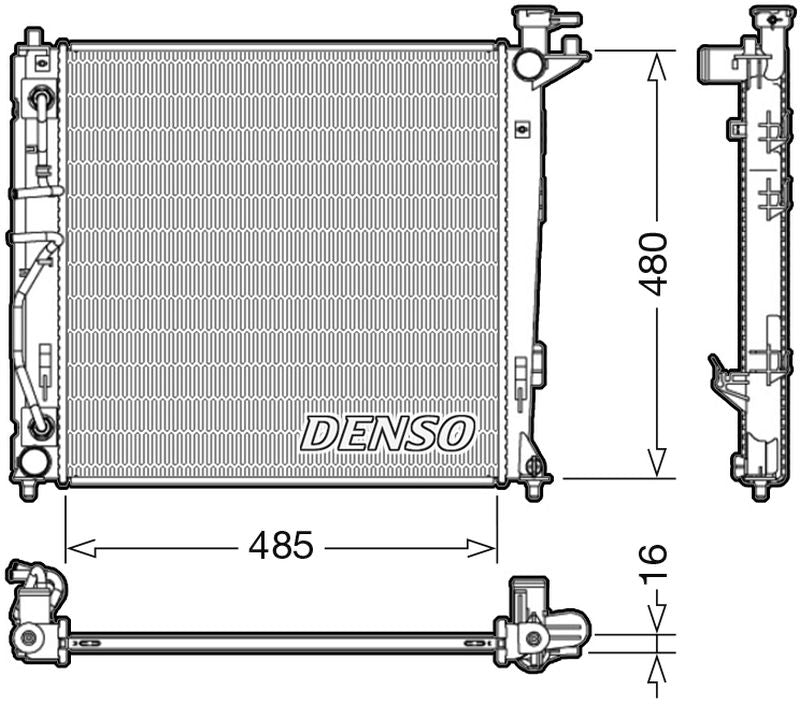 Denso Radiator DRM41007