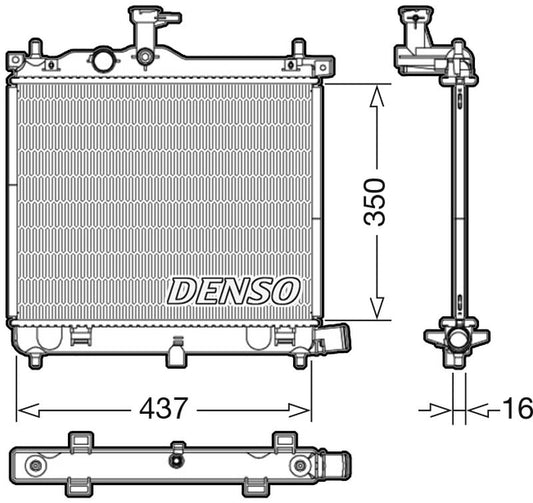 Denso Radiator DRM41009