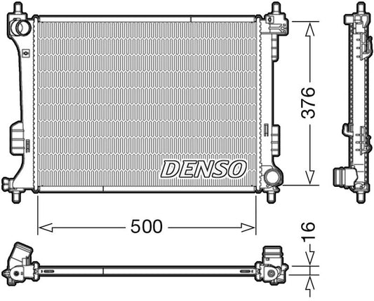 Denso Radiator DRM41010