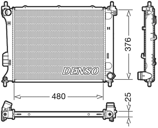 Denso Radiator DRM41011