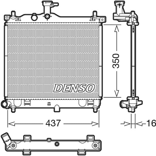 Denso Radiator DRM41012