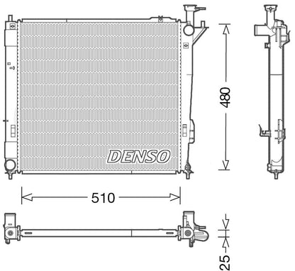 Denso Radiator DRM41015