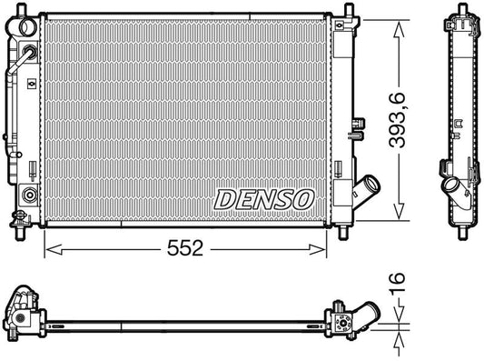 Denso Radiator DRM41016