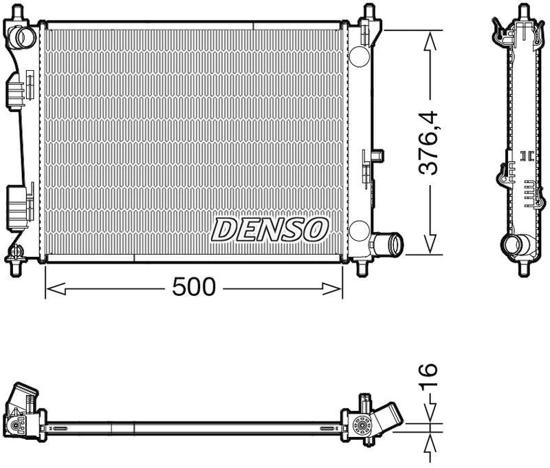 Denso Radiator DRM41017