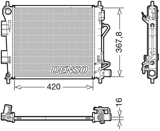 Denso Radiator DRM41018