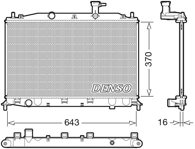 Denso Radiator DRM41026