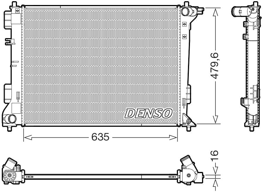 Denso Radiator DRM41028