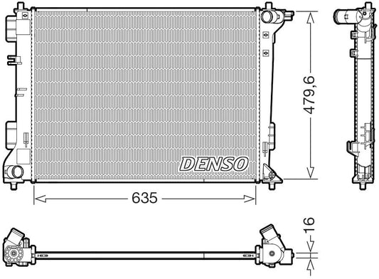 Denso Radiator DRM41028