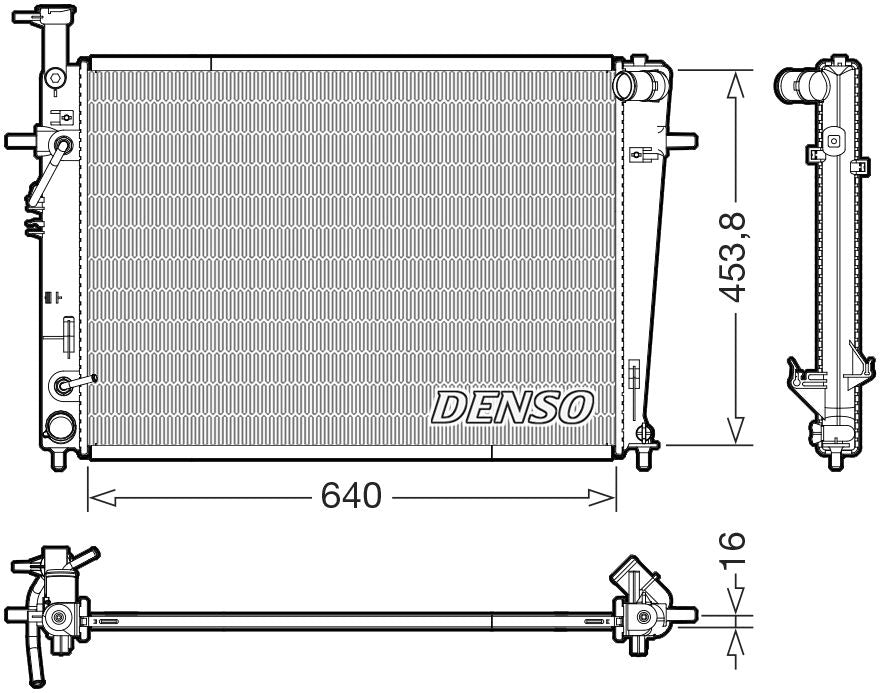 Denso Radiator DRM41029