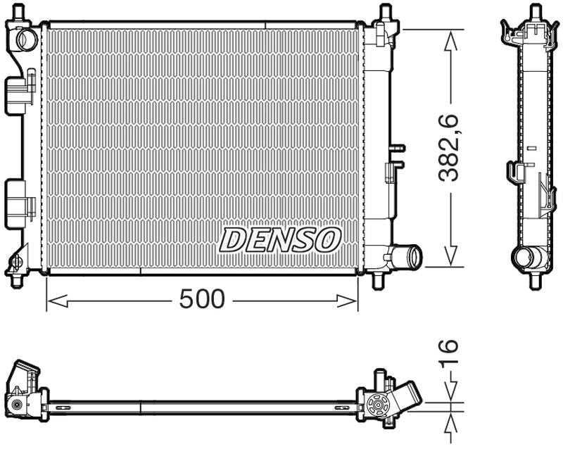 Denso Radiator DRM41032