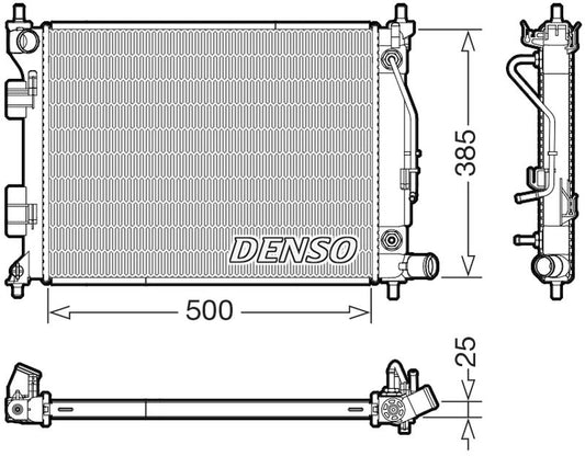 Denso Radiator DRM41033