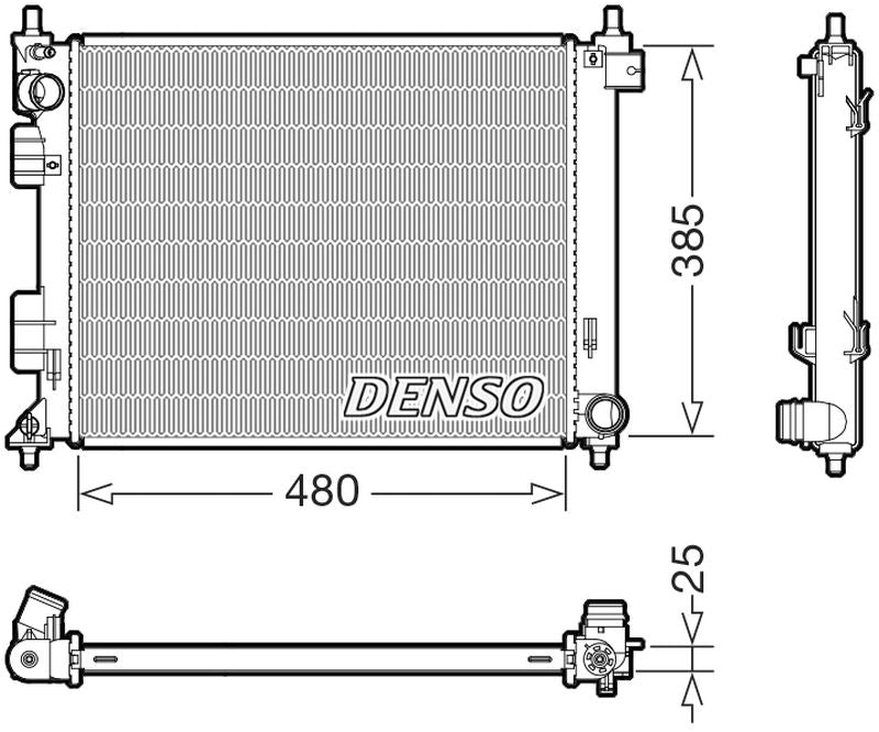 Denso Radiator DRM41035