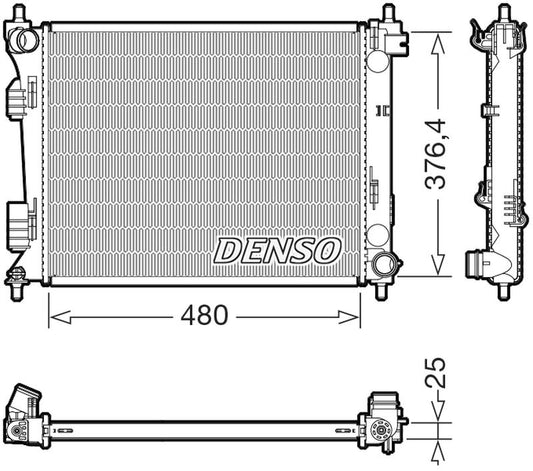 Denso Radiator DRM41037