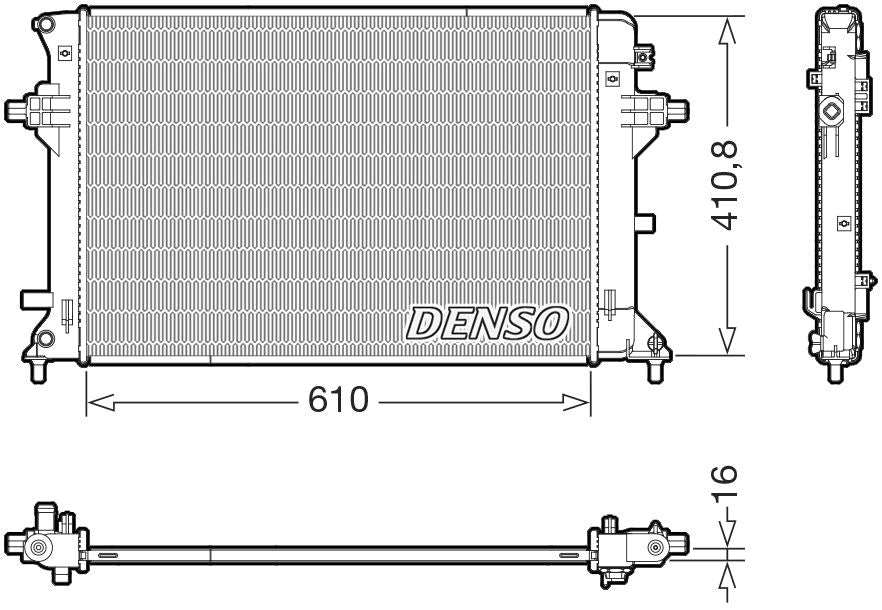 Denso Radiator DRM41038