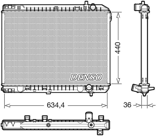 Denso Radiator DRM43008