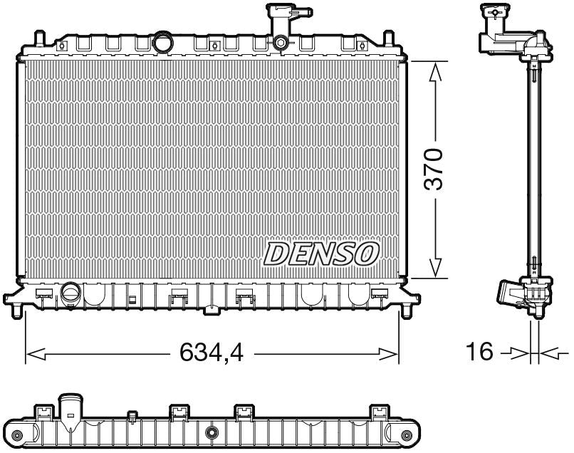 Denso Radiator DRM43009
