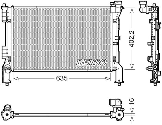Denso Radiator DRM43012