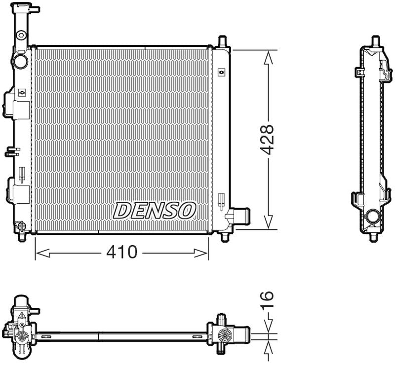 Denso Radiator DRM43014