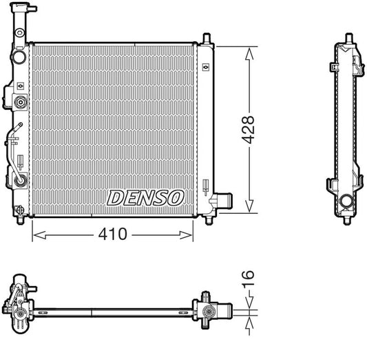 Denso Radiator DRM43015