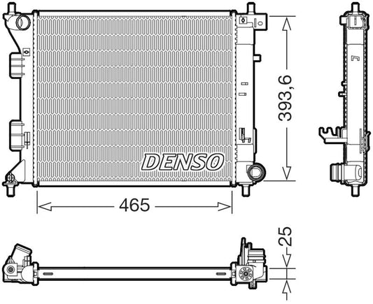Denso Radiator DRM43016
