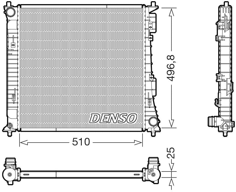 Denso Radiator DRM43017