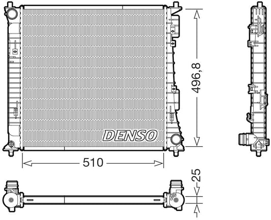 Denso Radiator DRM43017