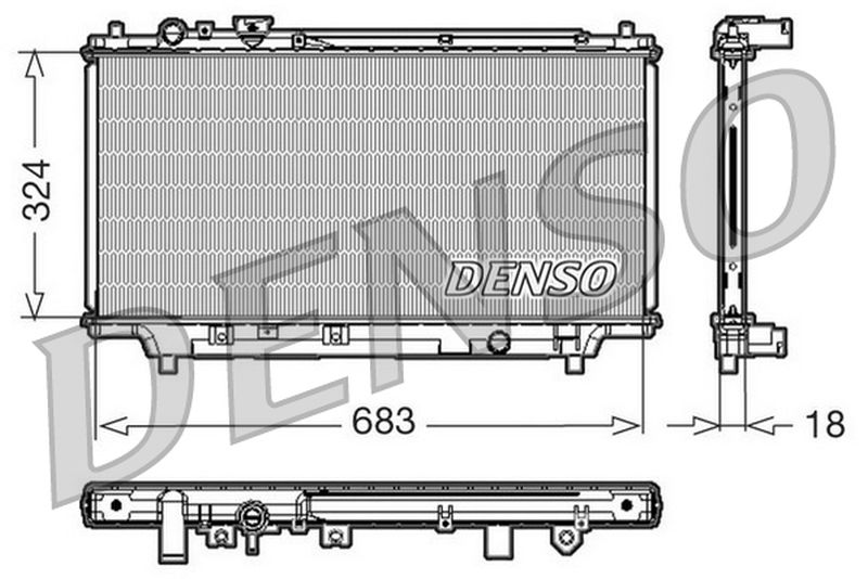 Denso Radiator DRM44002
