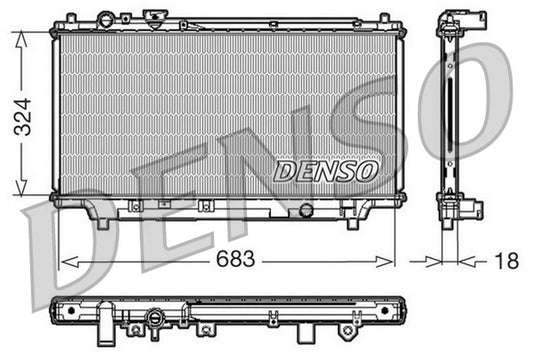Denso Radiator DRM44002