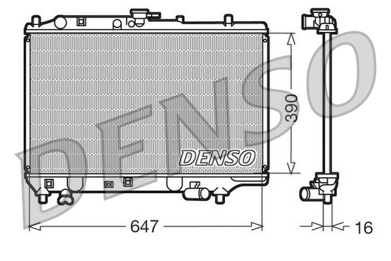 Denso Radiator DRM44006