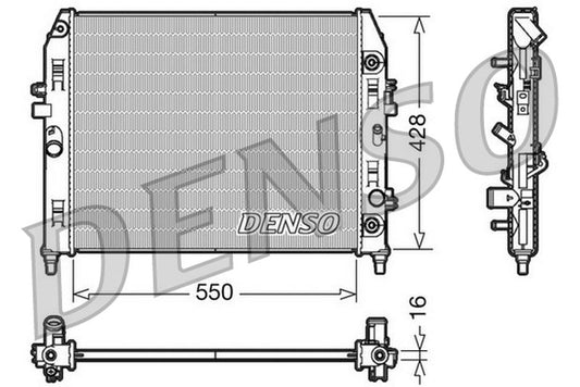 Denso Radiator DRM44009