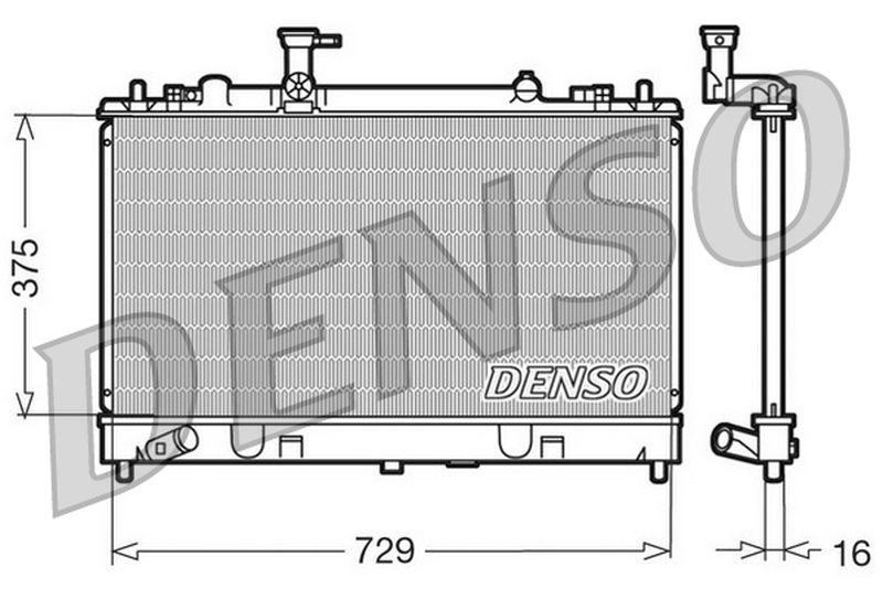 Denso Radiator DRM44011