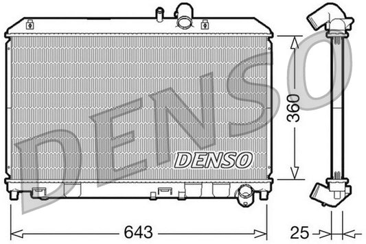 Denso Radiator DRM44013